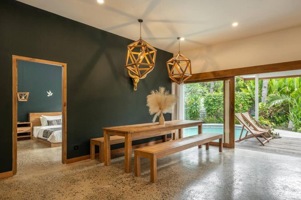 Villa Designer New 3Bdr - Lush Garden+Pool Gili Trawangan Exterior foto