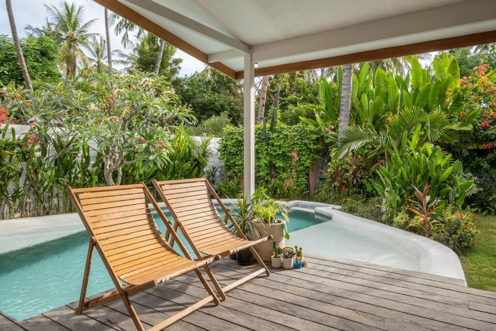Villa Designer New 3Bdr - Lush Garden+Pool Gili Trawangan Exterior foto